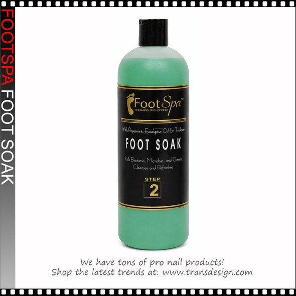 FOOTSPA Foot Soak Peppermint & Eucalyptus Oil 32oz.