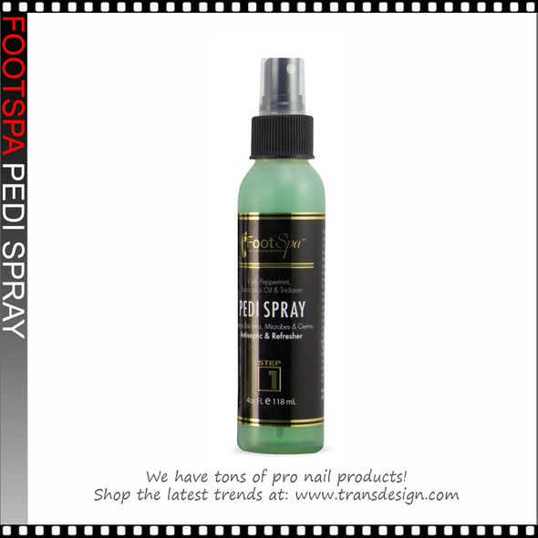 FOOTSPA Pedi Spray Antiseptic Mint & Eucalyptus 16oz.