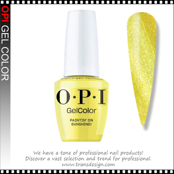 OPI GELCOLOR Paintin' on Sunshine! #GCS079