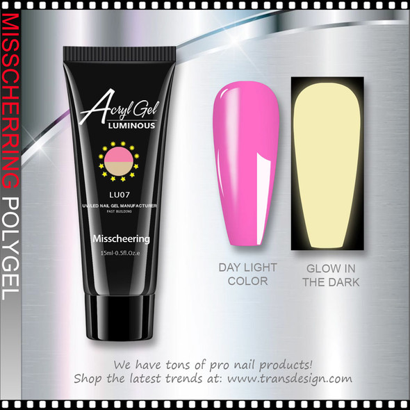 MISSCHEERING Polygel Luminous, Pink to Cream #LUO7