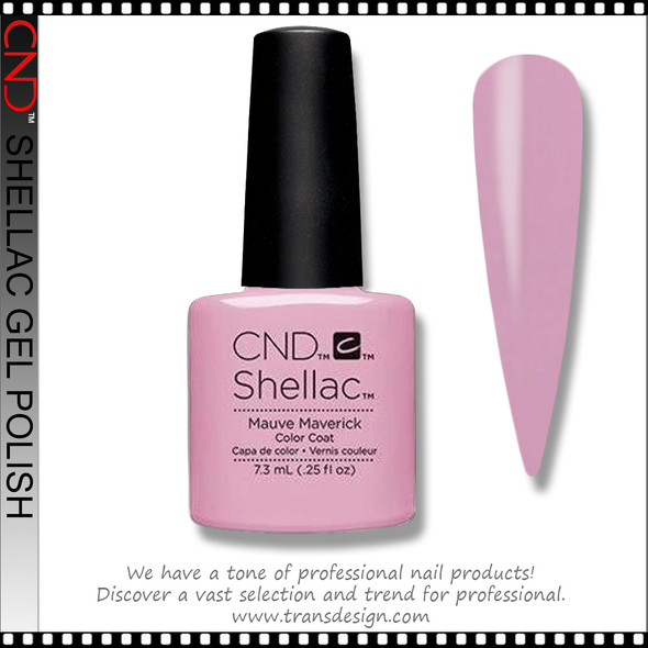 CND SHELLAC Mauve Maverick 0.25oz.