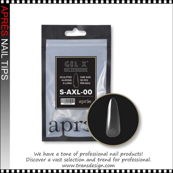 APRES Sculpted Almond X-Long Refill Bag 50/Bag