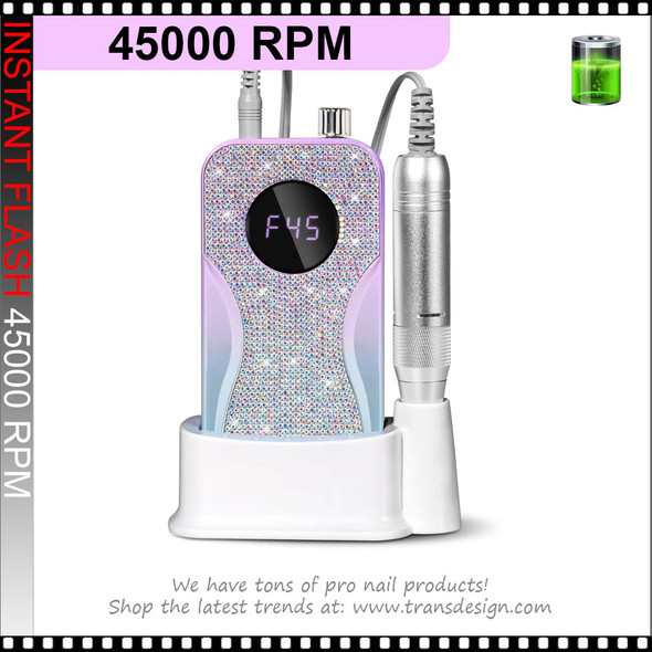 INSTANT Flash, 45000RPM Rechargeable Drill, Violet