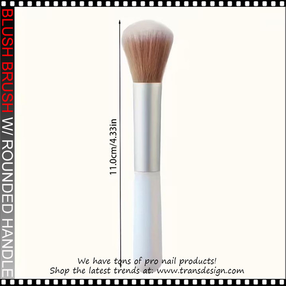 MAKEUP Super Plush Brush Silver 4.33" Long