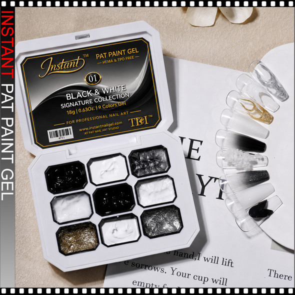 INSTANT PAT PAINT Back & White Collection 9/Case