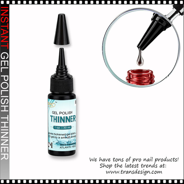 INSTANT LED/UV Gel Polish Thinner 1oz.
