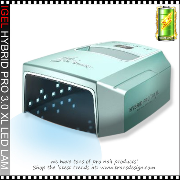 IGEL Hybrid Pro 3.0 XL Rechargeable UV/LED Lamp Teal