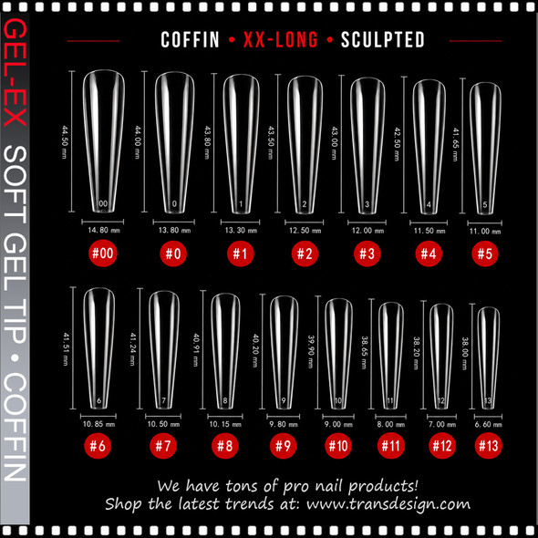 GEL-EX Coffin, 2X-Long, Sculpted 360/Case