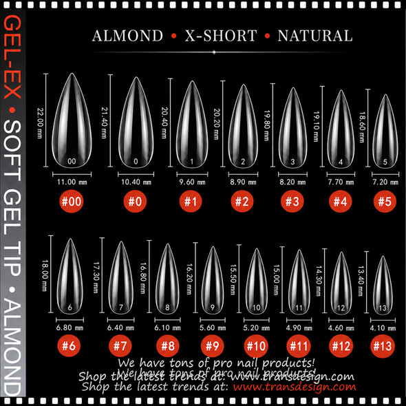 GEL-EX Almond, Short, Natural 600/Case