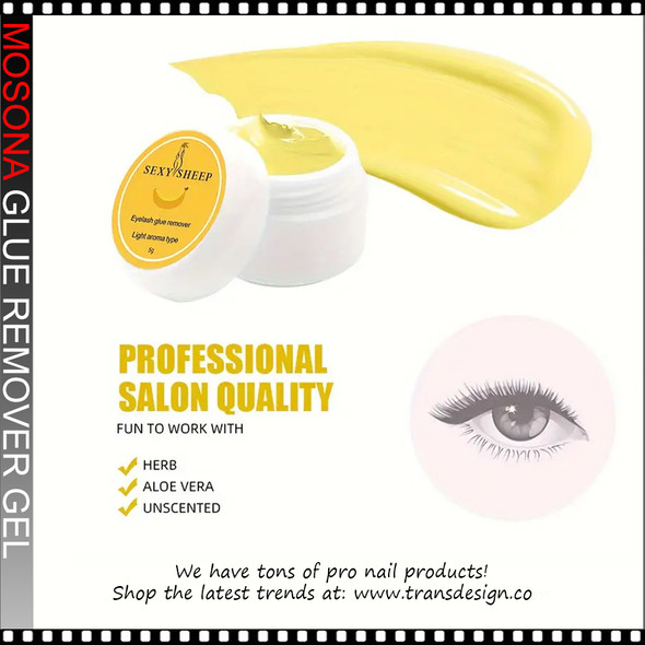 EYELASH Extension Glue Cream Remover 0.18oz | Banana