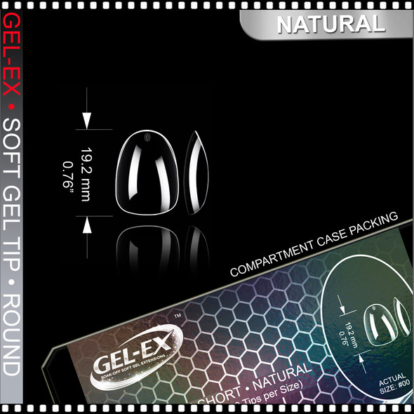 GEL-EX Round, X- Short, Natural 600/
