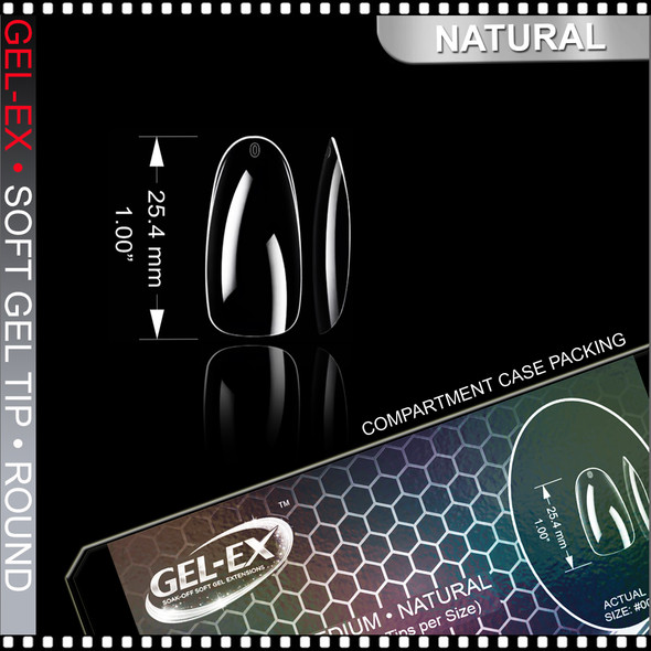 GEL-EX Round, Medium, Natural 600/Case