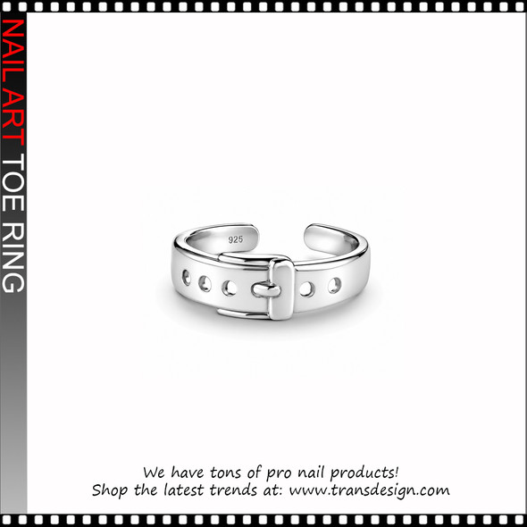 Adjustable Belt Buckle Style with Hole Pattern Toe Ring #11489