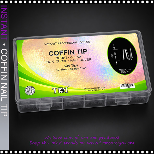 INSTANT TIP Coffin, Short, Half Cover 504/Case