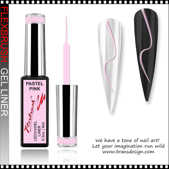 INSTANT Gel Nail Art Gel Liner, Pastel Lavender 0.3oz.
