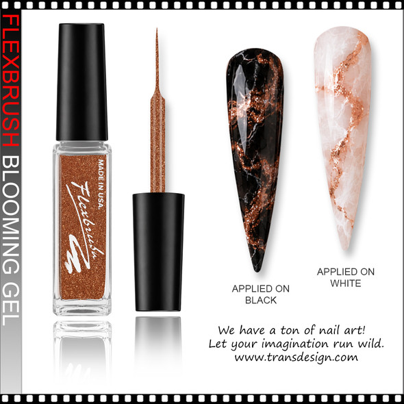 BLOOMING GEL Copper Glitter 0.3oz.