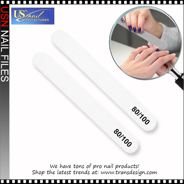 USN Files Mini White 4.5". 80/100 Grit 50/Pack *