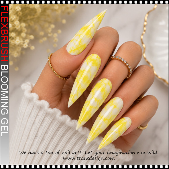 BLOOMING GEL Neon Yellow Orange 0.3oz.