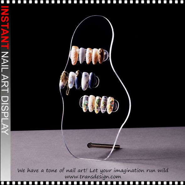 INSTANT Acrylic Nail Art Display Board, Clear
