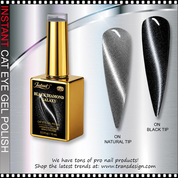 INSTANT CAT EYE #25 Black Diamond Galaxy 0.5oz.