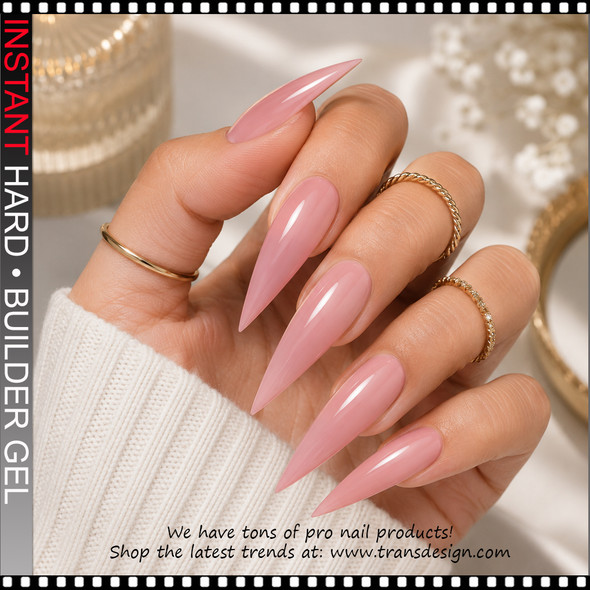 INSTANT HARD BUILDER GEL Berry Rose 1.34oz.