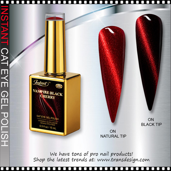 INSTANT CAT EYE #26 Vampire Black Cherry 0.5oz.