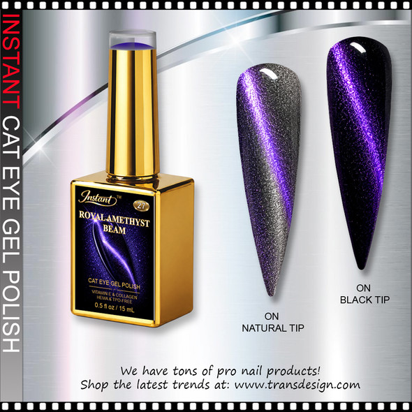 INSTANT CAT EYE #27 Royal Amethyst Beam 0.5oz.