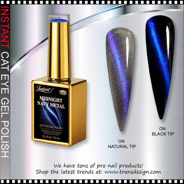 INSTANT CAT EYE #35 Midnight Navy Metal 0.5oz.