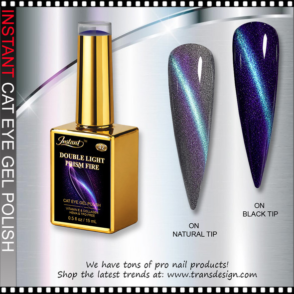 INSTANT CAT EYE #42 Double Light Prism Fire 0.5oz.