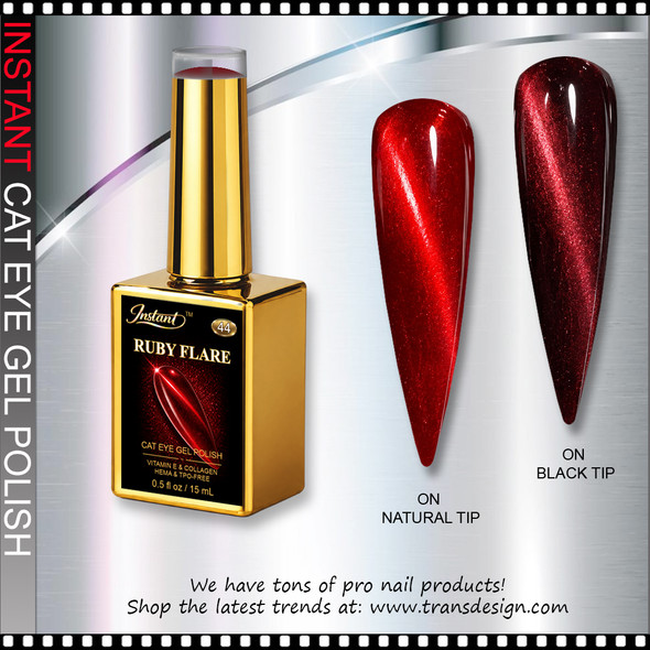 INSTANT CAT EYE #44 Ruby Flare 0.5oz.