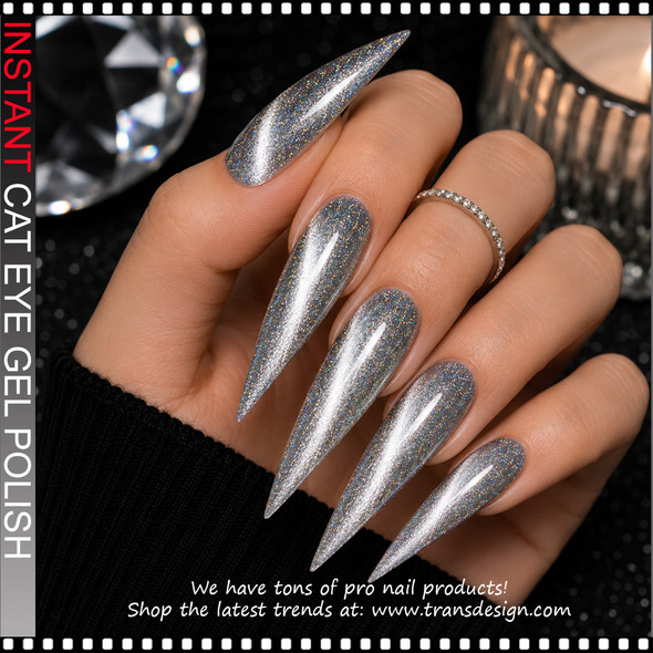 INSTANT CAT EYE #47 Silver Stars 0.5oz.