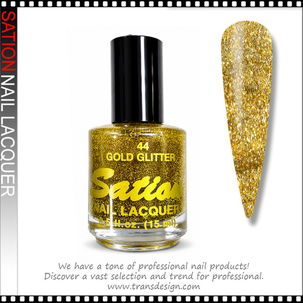 SATION Gold Glitter 0.5oz #1087.