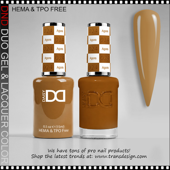 DND Gel Polish Duo HEMA & TPO-Free - #024 Agora