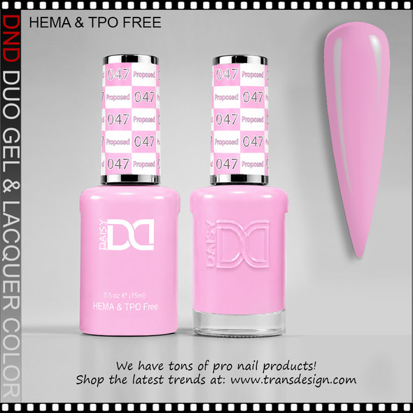 DND Gel Polish Duo HEMA & TPO-Free - #047 Proposed