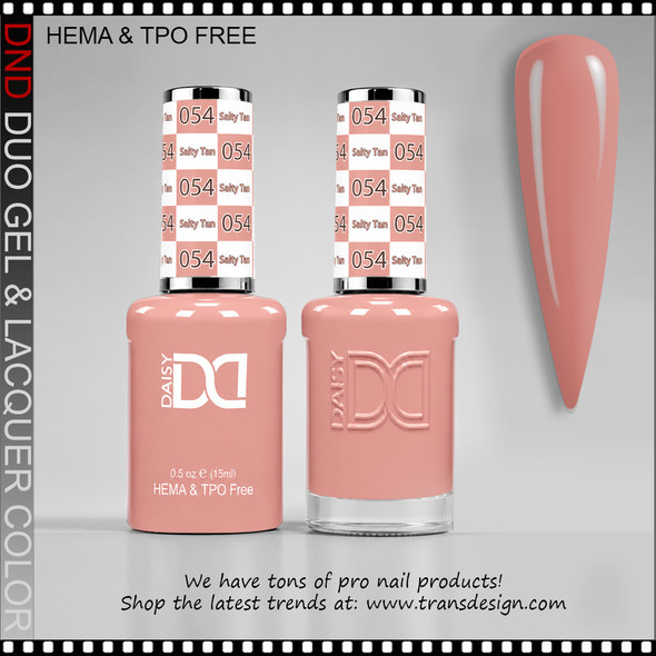 DND Gel Polish Duo HEMA & TPO-Free - #054 Salty Tan