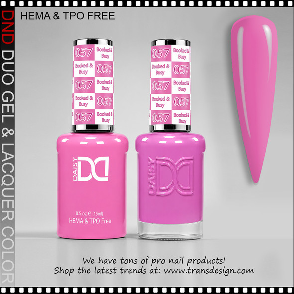 DND Gel Polish Duo HEMA & TPO-Free - #057 Booked & Busy