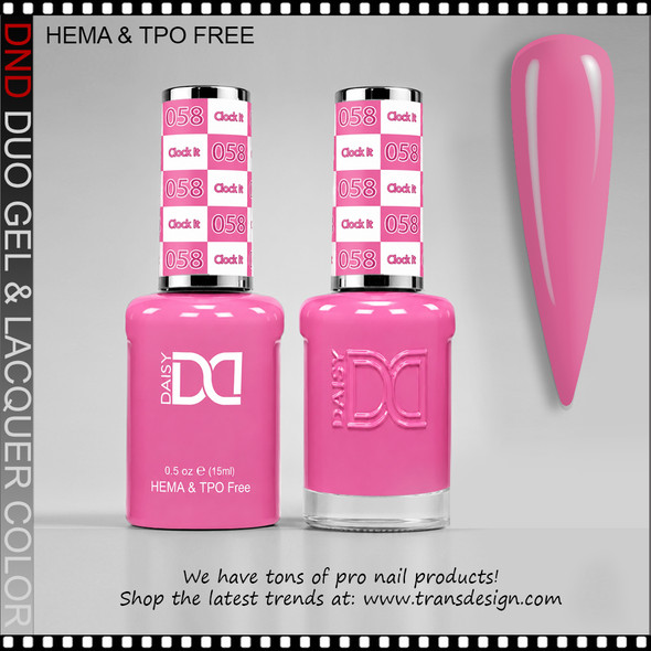 DND Gel Polish Duo HEMA & TPO-Free - #058 Clock It