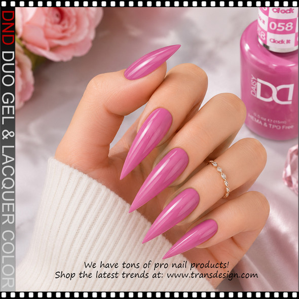 DND Gel Polish Duo HEMA & TPO-Free - #058 Clock It