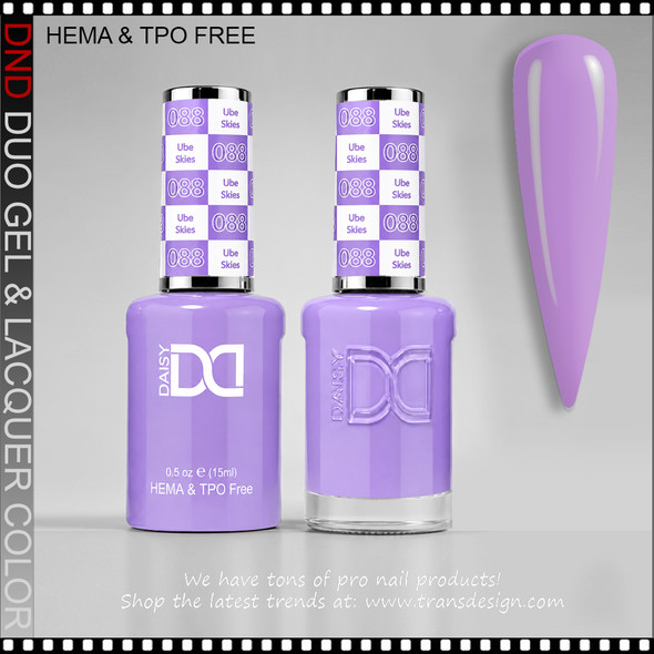 DND Gel Polish Duo HEMA & TPO-Free - #088 Ube Skies