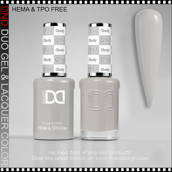 DND Gel Polish Duo HEMA & TPO-Free - #097 Cloudy