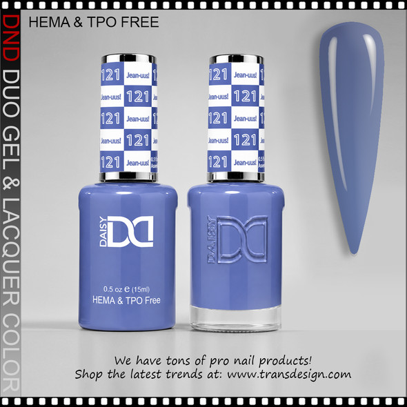 DND Gel Polish Duo HEMA & TPO-Free - #121 Jean-uus!