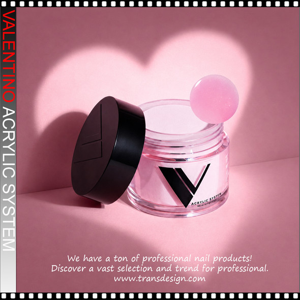 V BEAUTY PURE VALENTINO Acrylic Powder Call Me Magenta 1.5oz.