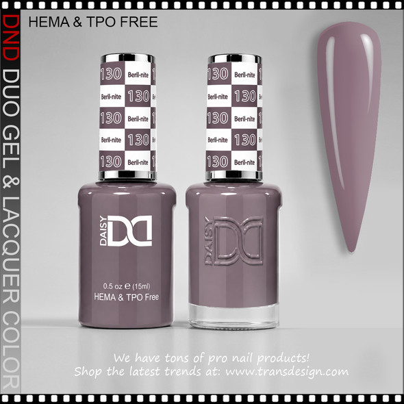 DND Gel Polish Duo HEMA & TPO-Free - #130 Berli Nite