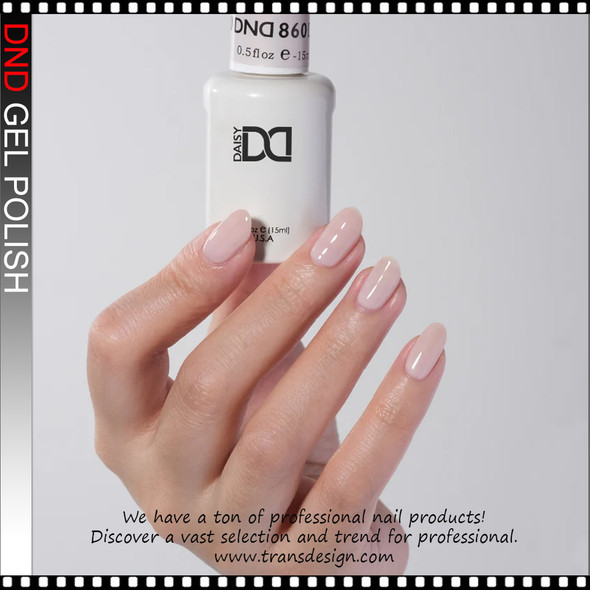DND Gel Polish She's White? She's Pink? #860