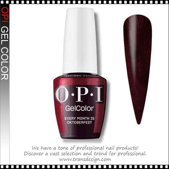 OPI GELCOLOR Every Month Is Oktoberfest #GCF040