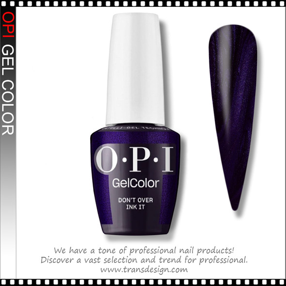 OPI GELCOLOR Don't Over Ink It #GCF047