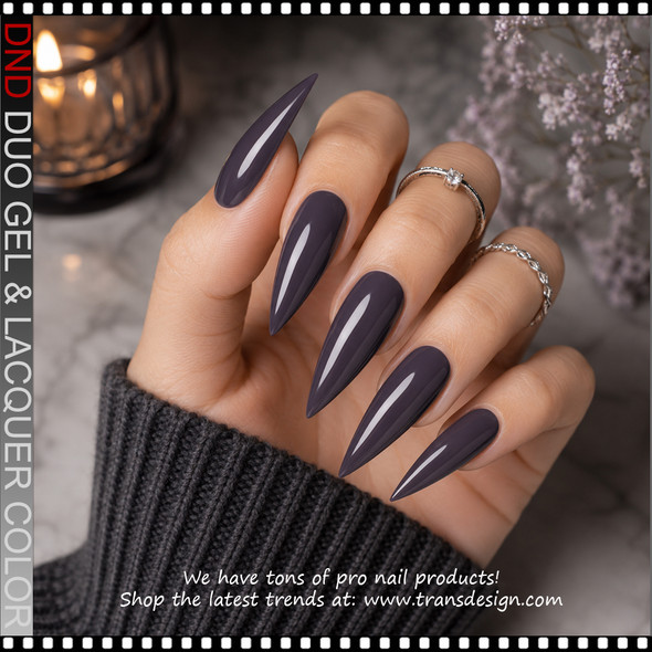 DND Gel Polish Duo HEMA & TPO-Free - #142 Lethal Obsidian