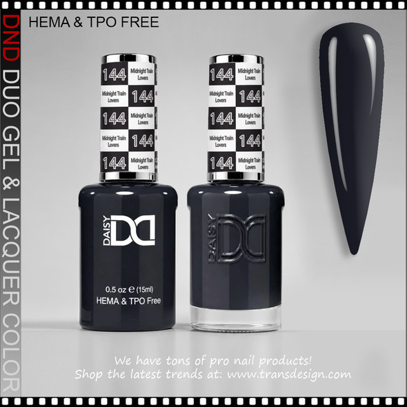 DND Gel Polish Duo HEMA & TPO-Free - #144 Midnight Train Lovers