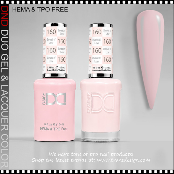 DND Gel Polish Duo HEMA & TPO-Free - #160 Sweet'N Low