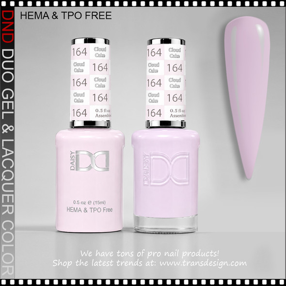 DND Gel Polish Duo HEMA & TPO-Free - #164 Cloud Cake